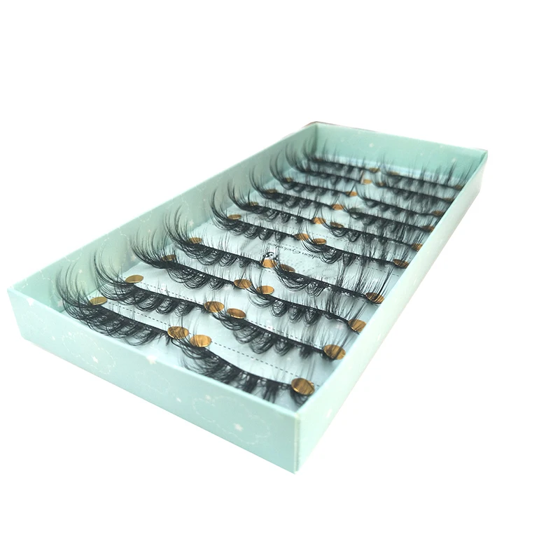 

2018 NEW 10 pairs 100% Real Mink Eyelashes 3D Natural False Eyelashes 3d Mink Lashes Soft Eyelash Extension Makeup Kit Cilios