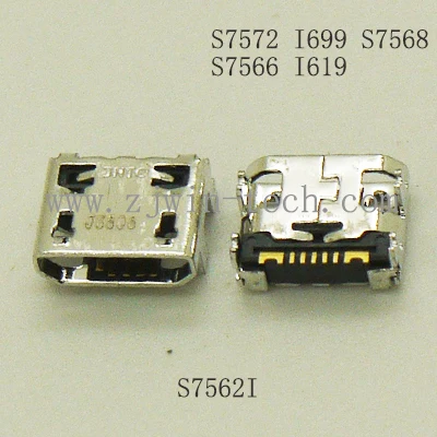 10 шт. 100 оригинальный качественный зарядный разъем Micro Usb для Samsung