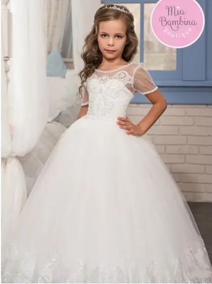 puffy communion dresses