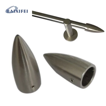 

D16mm Curtain Rod Decorative Head Patrone , Curtain Accessories Finials for Window Decoration