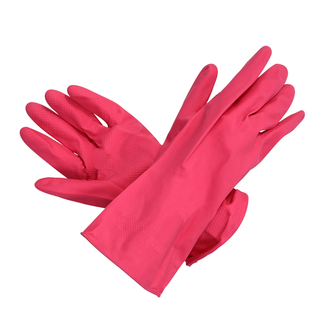 hot pink latex gloves Asian girl teen model