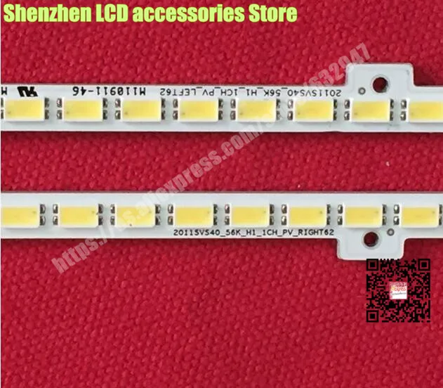2Pieces/lot  BN64-01639A 40-inch LCD backlight lamp   UA40D5000PR bn64-01639a LTJ400HM03 2011SVS40  62LED 440MM Left and right
