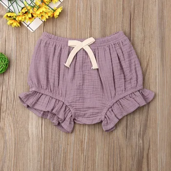 

Pudcoco New Brand Infant Baby Girl Cotton Ruffle Shorts PP Pants Nappy Diaper Covers Bloomers
