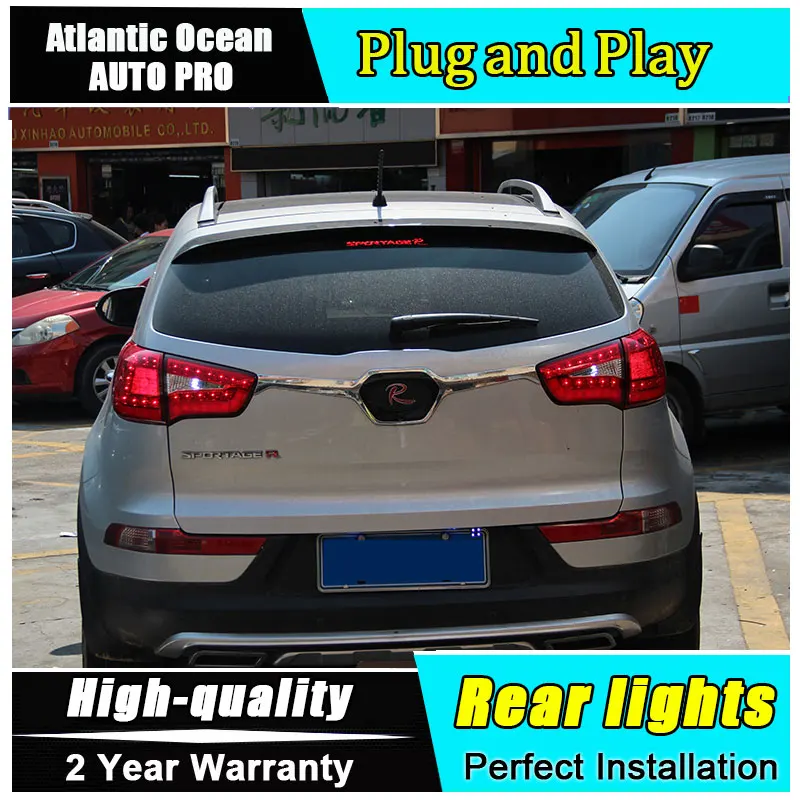 A &amp T Автомобильный Стайлинг для Kia SportageR задние фонари 2011-2014 Sportage R светодиодный