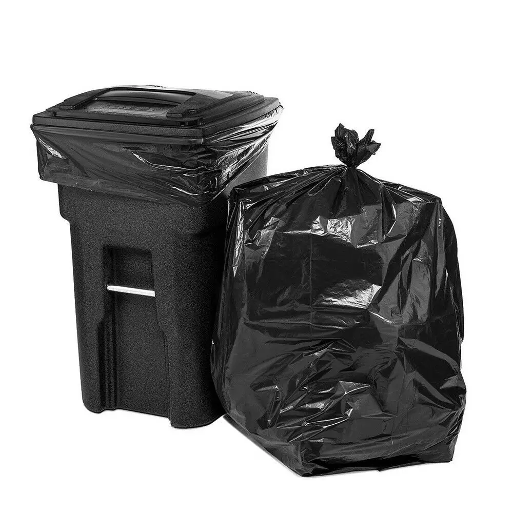 50 шт. сверхмощный 18 галлонов очень большой коммерческий мусорный мешок для мусора мусорный двор черные чистящие мешки инструменты