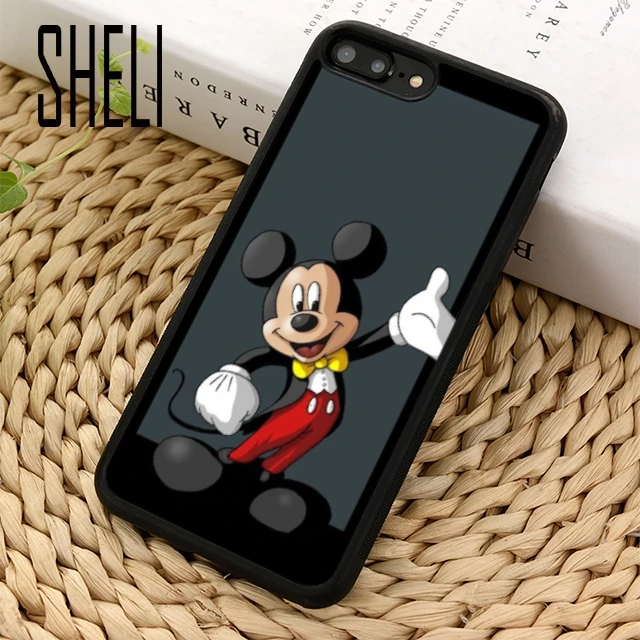 

SHELI Mickey Minnie Mouse Coque Phone Case Cover For iPhone 5 6 6s 7 8 plus 11 pro X XR XS max Samsung S7 edge S8 S9 S10