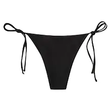 Сексуальные женские бикини, одноцветные бикини, женский купальник, Одноцветный набор, бразильские дерзкие нижние стринги, V Купальники, трусики, Трусы# DX