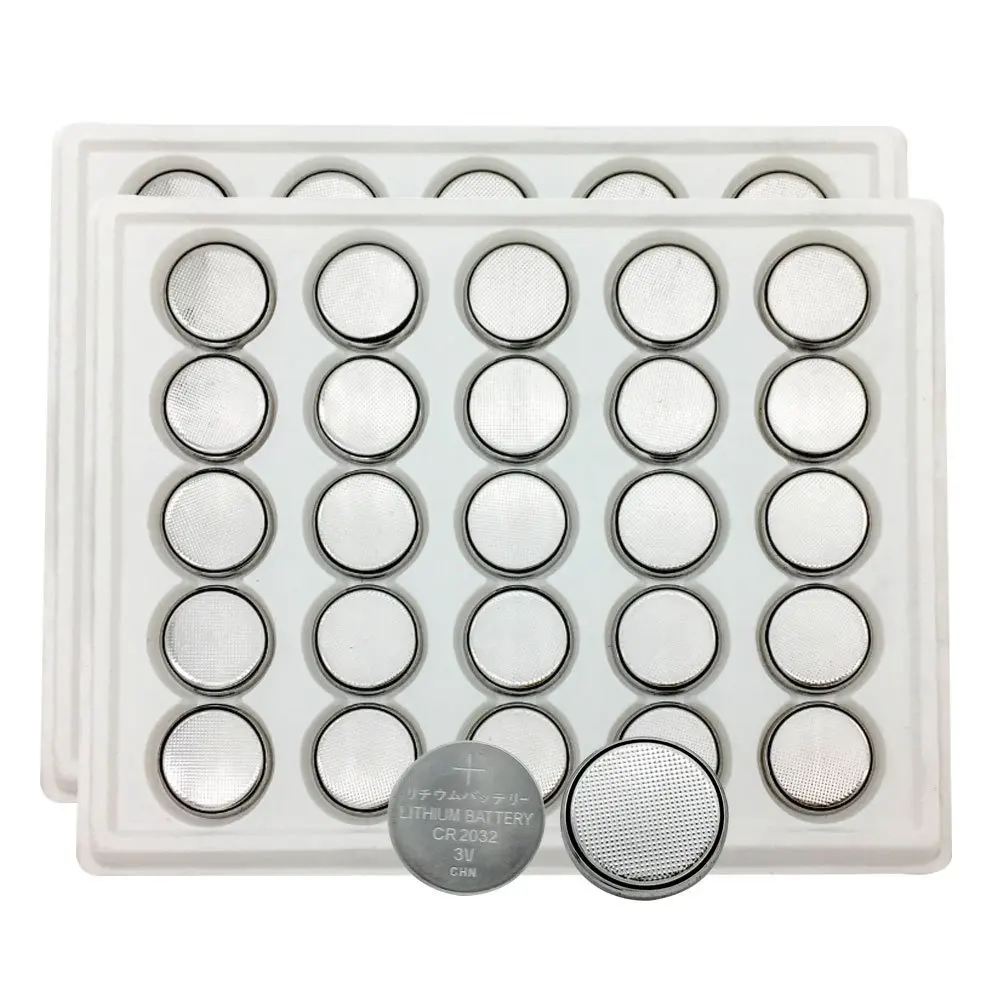 

MJKAA 50PCS 2032 Battery CR2032 Button Cell Batteries DL2032 KCR2032 5004LC ECR2032(0