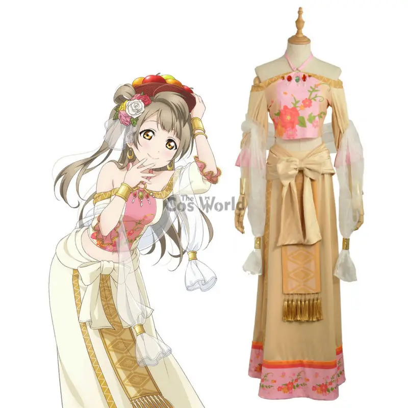 

Love Live School Idol Project Minami Kotori Arab Dancer Party Dress Tube Tops Uniform Outfit Anime Cosplay Costumes