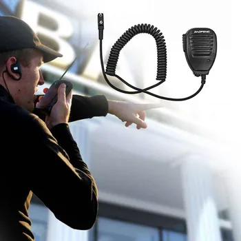 

Baofeng 2-Way Radio Speaker Mic for Baofeng BF-888S UV-5R UV-5RA UV-5RB UV-5RC UV-5RE Radio Walkie Talkie for Kenwood