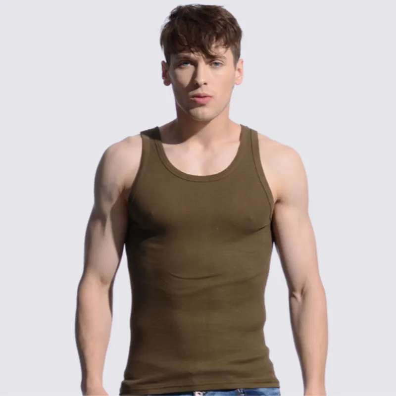 

2019 New Fashion Golds Gyms Brand Singlet Canotte Bodybuilding Stringer Tank Top Men Ftness Vest Muscle Guys leeveless Vest