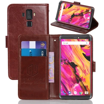 Перейти на Алиэкспресс и купить Классический чехол-кошелек GUCOON для Vernee V2 Pro из искусственной кожи, винтажный Чехол-книжка с магнитной застежкой, модные чехлы для телефонов