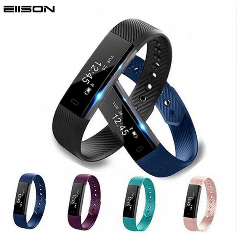 

Fitness Bracelet ID 115 Smart Bracelet Vibrating Alarm Clock Smart Band Hembeer Fitness Watch Smartband For xiomi pk fitbits