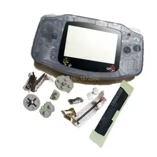 Лидер продаж ясно Цвет Замена Корпус подходит для gameboyadvance gbaw/ограниченное Экран объектив В виде ракушки коробки чехол для объектива x/y отвертки