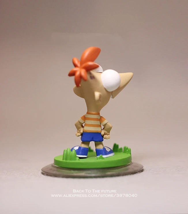 Мини Экшн фигурка из пвх Disney Phineas and Ferb 7 5 см модель осанки коллекционная аниме