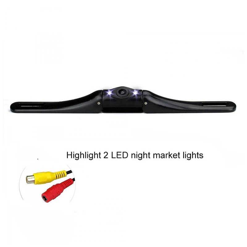 

Wireless IR Night Vision Car camera LED lights Car license plate frame Camera Vehicle parking reversing Auxiliary tool wholesale