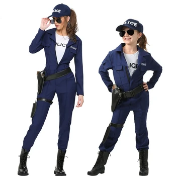 

IREK Police Women Halloween Costume Girl Party Cosplay Costume Factory Direct Performance Clothing