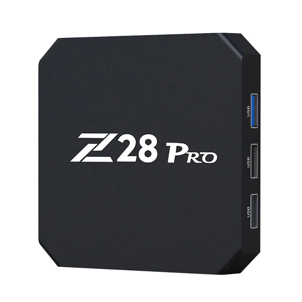 Декодер каналов кабельного телевидения Z28 Pro RK3328 Cortex-A53 Smart ТВ box Android 7 1 Поддержка