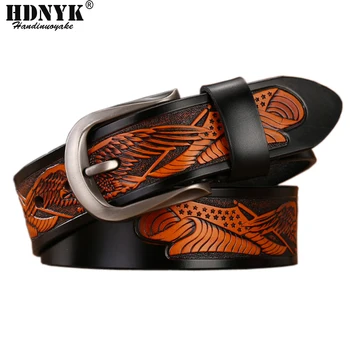 

2019 Hot Classical Designer Belt for Men Famous Luxury Men Belts Male Waist Strap Genuine Leather Eagle Belt