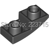 

*Plate W. Half Bow Inv. 1X2X2/3* 100pcs DIY enlighten block brick part No.24201 Compatible With Other Assembles Particles