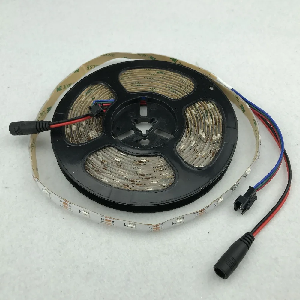 30 светодиодный s/m5 м WS2815 DC12V адресуемый полноцветный RGB 5050 Светодиодный светильник
