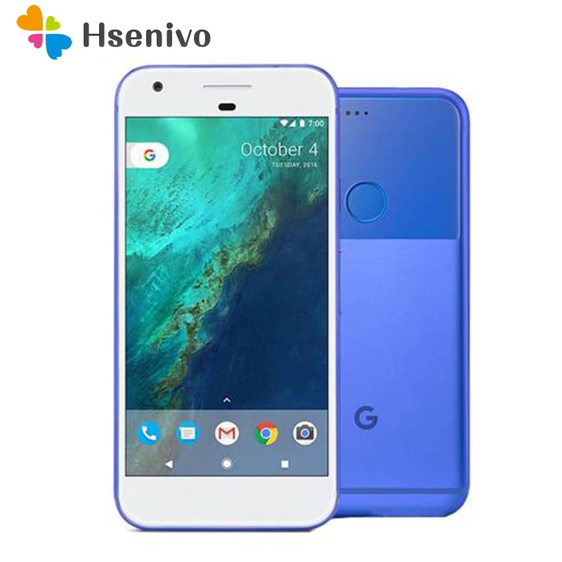Разблокированный Google Pixel XL 4 Гб ОЗУ 32 Гб 128 Гб ПЗУ 4G LTE Android мобильный телефон 5,5 ''Snapdragon четырехъядерный отпечаток пальца