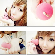 5 шт. Pro beauty пуховка для нанесения основы под макияж Бутылка Губка из бутылочной тыквы Профессиональный пуф для макияжа Набор высокого качества esponja de silicon