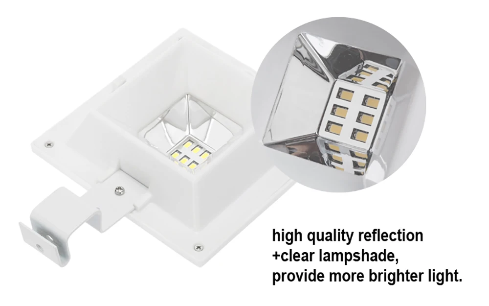GO OCEAN Solar Lamps Solar Powered Lights IP 44 Fence Sensor Outdoor Lighting Garden Lights Decoration Garden Light (22)