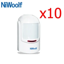 Новинка 433 МГц беспроводной пассивный 12 кг ПЭТ инфракрасный датчик 10 шт Стабильная производительность