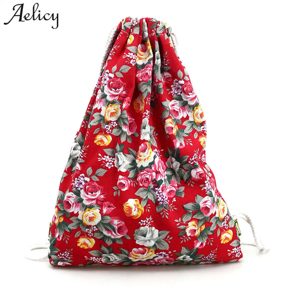 

Aelicy Small Backpacks Women Drawstring Backpacks Fashion Girls Printing Backpack High Quality Mini Backpack Children Mochila
