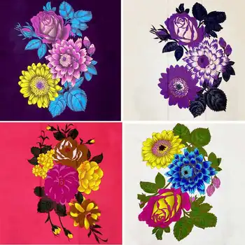 

nice big flower pattern african fabric african wax prints fabric wax fabric tissu nigeria ankara fabric