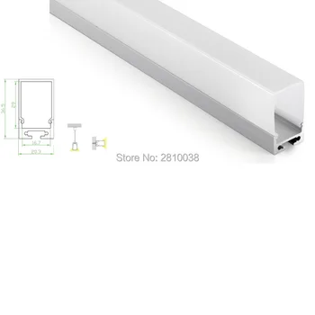 شراء100x1 متر مجموعات/الكثير T3-T5 المقسى الألومنيوم بقيادة قناة وعميق غطاء U شكل الصمام الألومنيوم بار ل جدار أو سقف مصباح