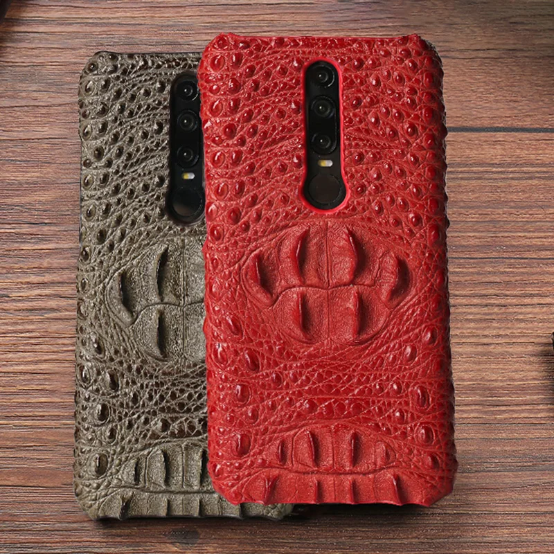Luxury Phone Case For Huawei Mate 10 20 lite P10 20 Pro Lite case Crocodile Texuture cover For P Smart Honor 7X 8X 9 10 V20 case