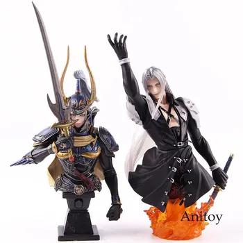 

Paly Arts Kai FF7 Final Fantasy VII Figure Action Warrior of Light / Sephiroth Bust Statue PVC Collectible Model Toy