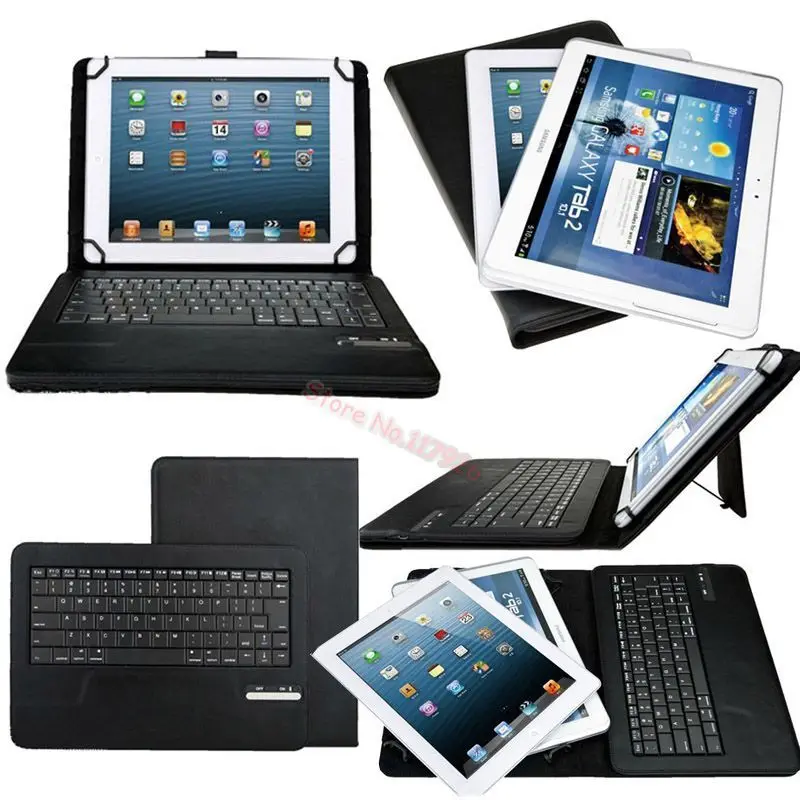 

Universal Removable Wireless Bluetooth ABS Keyboard With Leather Case Stand For Microsoft Surface RT/PRO PRO 2