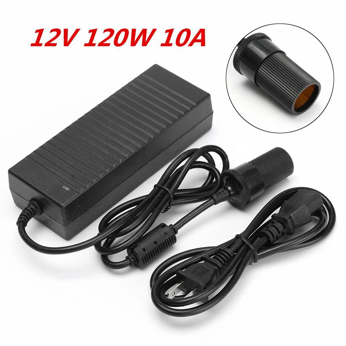 Buy 10A 120W AC To DC Power Adapter Converter 12V Car