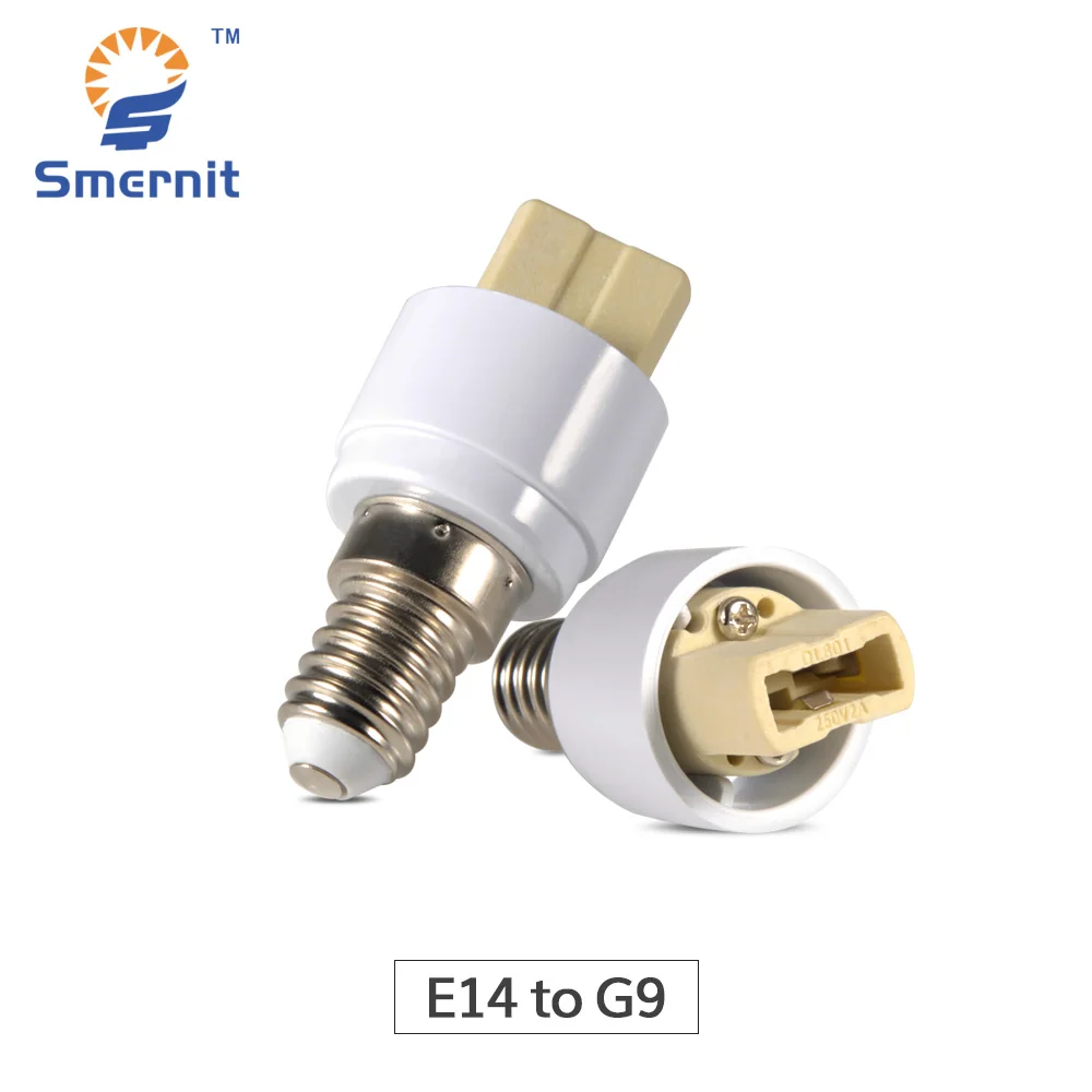 

1PCS E14 to G9 Lamp Holder Converter LED Light Base Adapter Socket Conversion Light Bulbs Base Screw Adapter