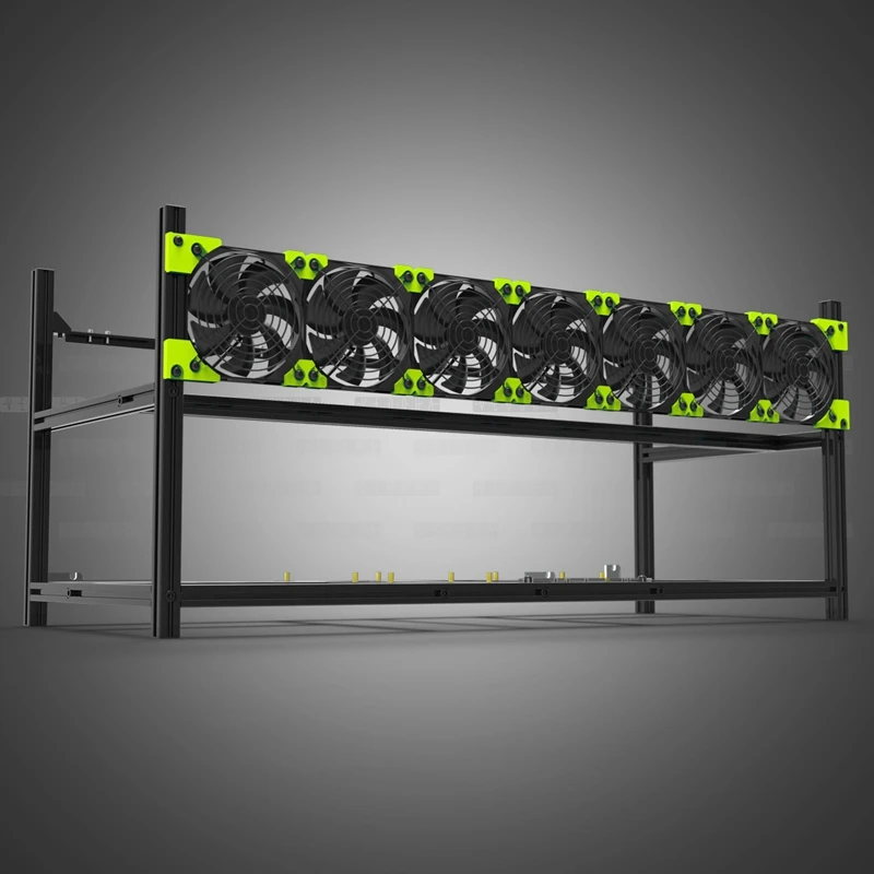 BTC Miner Case Server Rack 8 GPU Aluminum Stackable Mining Rig Open Air Frame For Ethereum Mining ETH ETC Bitcon XMR ZCash BTC Miner Case Server Rack 8 GPU Aluminum Stackable Mining Rig Open Air Frame For Ethereum Mining ETH ETC Bitcon XMR ZCash