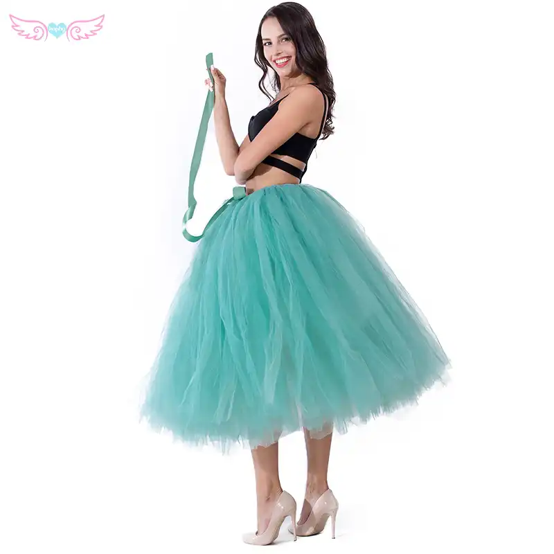 Light green tulle skirt Clearance