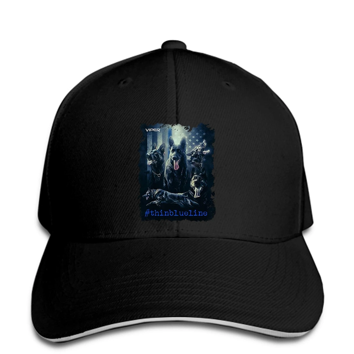 

Baseball cap German Shepherd Dog PoliceSport Training GraphicRing SpunMen Women UnisexFull Color Screen Print Hat Peaked cap