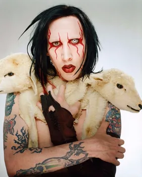 

Marilyn Manson Music Band Super Star Silk Poster Art Bedroom Decoration 1910