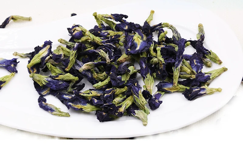 Чайный набор, кухонный чай,, 100 г, 500 г, 1500 г, чай Clitoria Terna, сухой цветок, тайская бабочка, Горох, чай, витамин А, чашка, комбинация