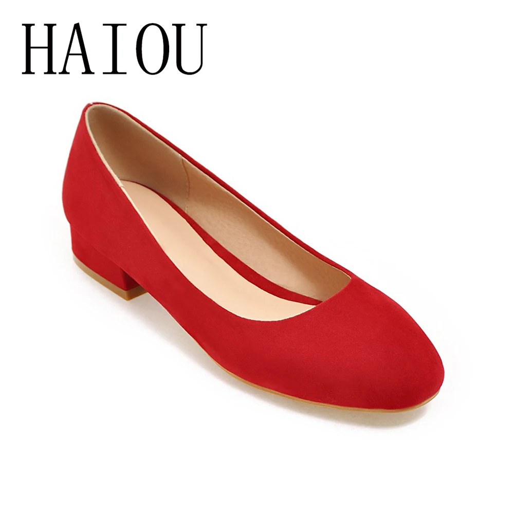 red heels low heel