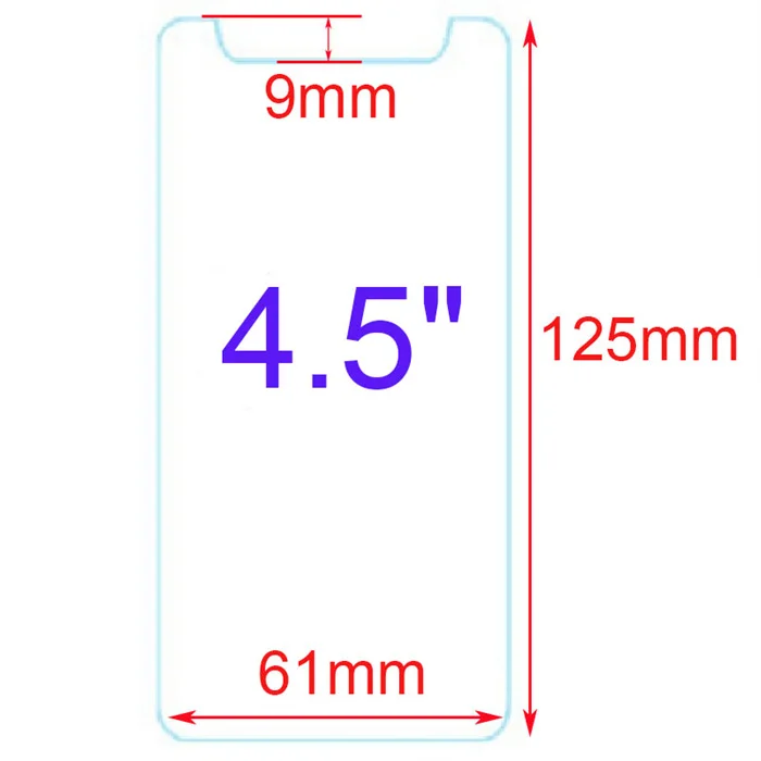 Универсальное закаленное Стекло для Vertex 4,3 4,5 4,7 5,0 5,3 5,5 дюймовый телефонный корпус Экран Защитная пленка для Vertex Impress Орел Лев 3g 4G