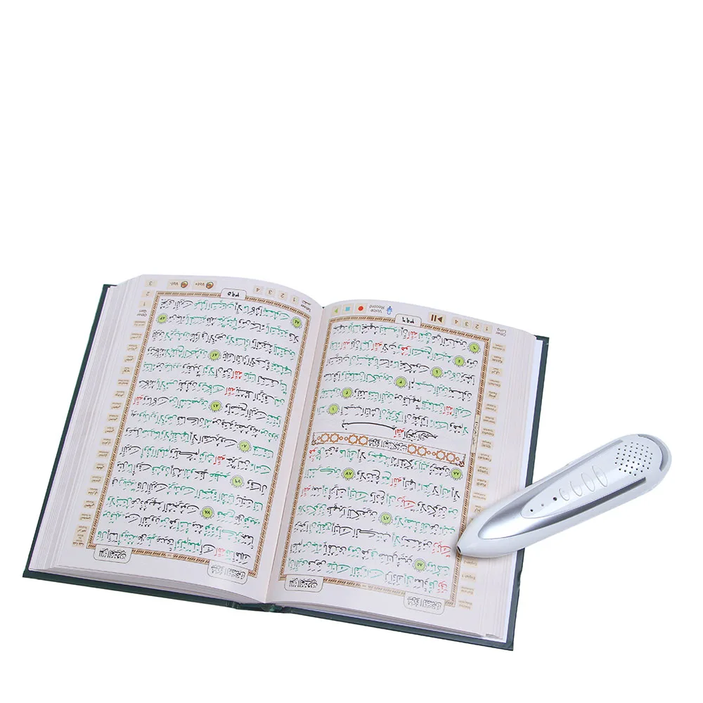 2016 digital 8gbquran pen reader with Arabic learning quran pen holy