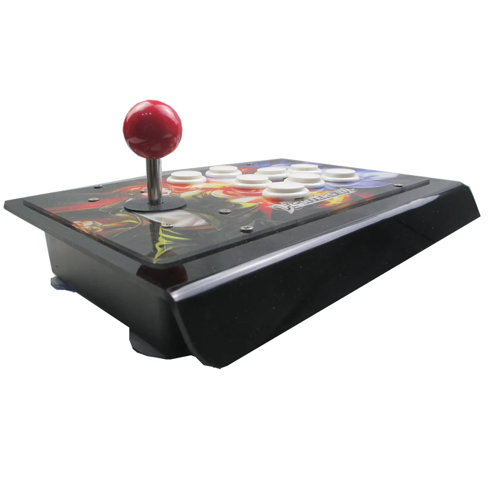  Acrylic Wired USB Arcade Joystick Fighting Stick Gaming Controller Gamepad Video Game For PC