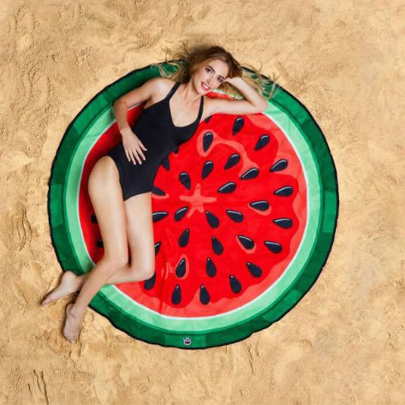 2018 Beach Mat Round Mandala Travel Shawl Blanket  (6)