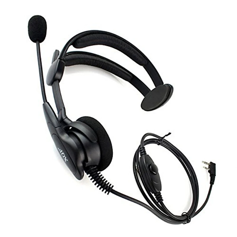 PTT MIC High power Speaker Anti noise Anti wrestling Headset for Walkie