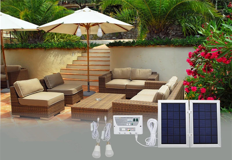 Geração de Energia Carregamento do Telefone Móvel + 2led Solar Terno Móvel Fotovoltaica Barraca Acampamento Eemergency Lâmpadas Cabo Usb Luz 12 High Quality light solar