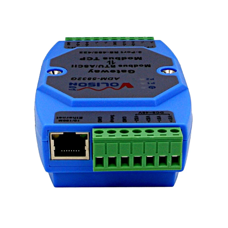Промышленный шлюз Интернета вещей Modbus RTU в TCP конвертер с 2 портами RS485/422 макс. 32